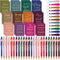 Estune 72 Pcs Christian Bible Gifts Set Bulk, Inspirational Ballpoint Pens, Scripture Notebooks, Keychain