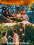 36FT 22 dimmable Bulbs 2200K, Wedding,Party,Holiday,Backyard,2200K DAMAING LED String Lights Outside Weatherproof Patio