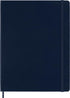 Moleskine Classic Notebook, Hard Cover, XL (7.5" x 9.5") Ruled/Lined, Sapphire Blue, 192 Pages