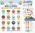 Hadley Designs Feelings Chart for Kids Ages 4-8, Emotions Chart for Toddlers 3-5, Counseling Posters for Classroom Decor