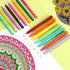 Retractable Gel Pens, 24 Color Set, Colorful Multi-color Ink, 0.5mm Fine Point for Journals Notebooks