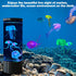 Vaticas 5 Jellyfish Lava Lamp Multi-Color Changing Aquarium Night Light with Glowing Jellyfish Electric Tank Mood Light
