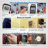 Key Lock Box for Outside, Portable Waterproof Wall Mounted 4-Digit Combination Key Storage Lockbox for Home