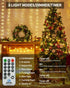 SenLuKit Copper Wire Fairy Lights Waterproof Plug in Christmas String Lights with Remote for Living Bed Room, Backyard