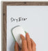 U Brands Magnetic Dry Erase Board Felt Eraser, 4.5"x2.25"x1", Lightweight Modern Design in White and Green