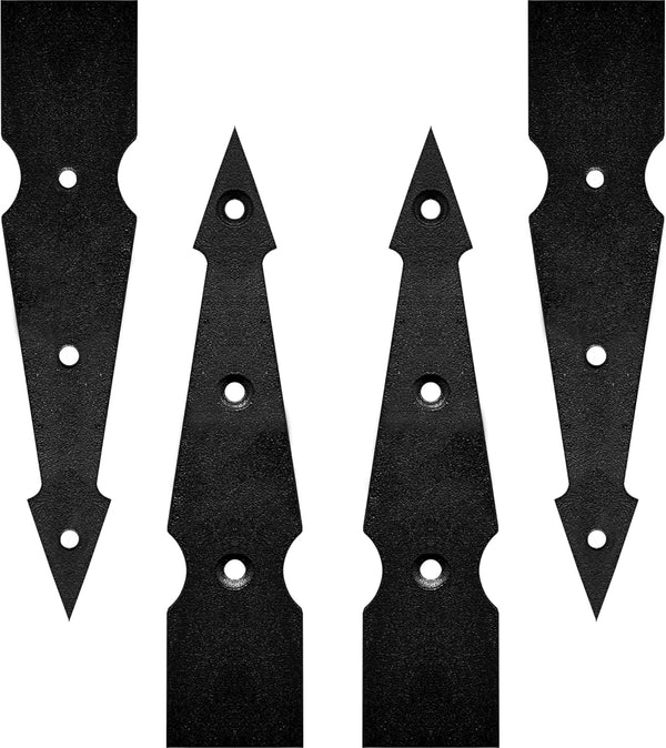 Barn Sliding Door Decorative Corner Bracket 6.1 in Gate Hinge Garage Door