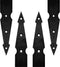Barn Sliding Door Decorative Corner Bracket 6.1 in Gate Hinge Garage Door