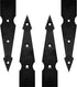 Barn Sliding Door Decorative Corner Bracket 6.1 in Gate Hinge Garage Door