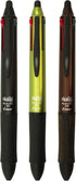 Pilot LKFB-3SEF-B FriXion Ball 4 Color Ballpoint Pen, 0.5mm, Black