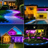Wisada 50 IP67 RGB Outdoor Ground Lights FT, Permanent Outdoor Lights for House, Bluetooth Music Sync, Waterproof