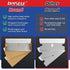 100 DIYSELF Single Edge Razor Blades, Blades, Razor Blades Refiils for Razor Scraper, Utility Knife, Heavy Duty One