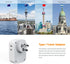 Australia New Zealand Power Adapter USB C, TESSAN Power Plug Adapter with 4 Electrical Outlets and 3 USB Ports