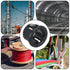 Zelphvt 50Pcs Grommets, 1/2 Inch Black Snap Bushing, Snap in Plastic Cable Knockout Insulating Bushing for Electrical
