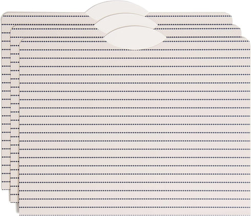 U Brands Casual Chic File Folders - Office Supplies, 1/3-Cut Tabs in Assorted Positions, Letter Size, Navy and Pink
