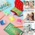 Teling 144 Pcs Dual Holes Manual Pencil Sharpeners, Colorful Handheld Pencil Sharpener with Lid for School and Office