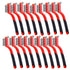 Wire Scratch Brush Set Soft Grip for Rust, Dirt & Paint Scrubbing