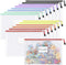 Sooez 14 Pack Mesh Zipper Pouch Bags, A4 Size Waterproof Zipper Pouches for Classroom Organization, Office Supplies