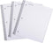 Mintra Office Durable Spiral Notebooks, 1 Subject, White, Wide Ruled, 3 Pack, 100 Sheets, Poly Pocket, Moisture