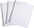 Mintra Office Durable Spiral Notebooks, 1 Subject, White, Wide Ruled, 3 Pack, 100 Sheets, Poly Pocket, Moisture