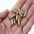 10 Packs Knife Handle Screws - Gold Hex Flat Head Screws, Fasteners for Fixing Blade Knife