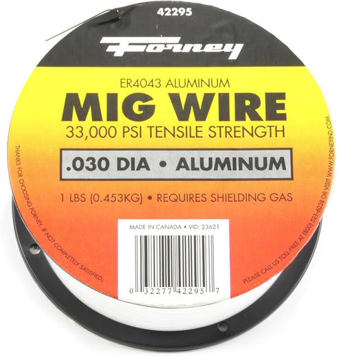 Forney 42295 1-Pound Spool Aluminum Alloy ER4043 Mig Wire, 030-Diameter