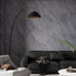 16" 118" Thick Dark Grey Concrete Contact Paper - 3D Removable Peel and Stick Wallpaper for Kitchen Island Walls