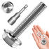 M6-1.0 x 30mm Flanged Hex Head Bolts, M8 Bolt Flange Screws with Nuts and Washers, 304 Stainless Steel