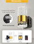 2 Pack Night Lights Plug into wall, Color Changing Night Light with Rotatable Plug, Dusk to Dawn Light Sensor