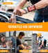 15 HiRui Magnetic Wristband for Tools Ultra-Strong Neodymium Magnets Hold Screws, Nails & Bits, Dual Pockets HandsFree