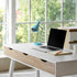 LD1078-CYN 15.2" Simple Designs Sleek Essentials Metal Cone Shade Desk Lamp with Adjustable Shade, for Office, Desk
