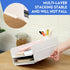 Desk Letter Tray - Set of 2 Stackable PET Document Organizer for Notes, Pens, File Paper, White