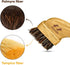 Set Pack 2 All-Natural Grout Brush | Wooden Cleaning Brush for Tile and Floor | Durable Floor Scrubber for Bathroom