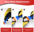 2 Razor Blade Scraper with Pcs Plastic Scraper, Scraper Tool for Cooktop, Oven, Stove, Labels Decal, Plastic Blades