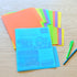 Youngever 10 Pack Plastic Tab Folders, Heavy Duty Plastic Tab Folder in 5 Colors