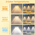 8 Pack 3 IP65 Solar Fence Lights Outdoor - Modes (Warm/Neutral/Cool White), Fence Lights Solar Powered for Outside