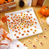 Whaline 120Pcs Fall Mini Erasers - Cute Pumpkin, Turkey, Maple, Sunflower for Autumn Party Favors
