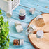 Tessco 100 Pcs 5 ml Mini Glass Bottles with Screw Caps, Tiny Jars for Cosmetic Sample, Essential Oil Storage (Silver)