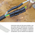 Heat Shrink Tubing 2:1 Cable Sleeving Tube Wrap, Electric Insulation Protection - 1" Dia/1m/Clear