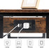 HOOBRO Printer Stand for Desk with Outlet and USB Ports, Small Printer Table with Storage Hook