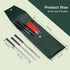 5pcs Mini Diamond Needle Files and 5pcs Mini Steel Needle Files,Packed in Synthetic Leather Case,for high Precision Sanding Work on Wood,Plastic,Metal and Jewelry Carving by XAQISHIRE