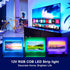 Lights,9.8ft Dimmable 12v AXMOTUT Bluetooth RGB COB Led Strip Led Light Strip with Smart App and Remote Control, Color