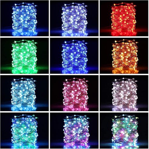 9.8ft 40-55in 16M Dimmable 30 Avatar Controls Smart Fairy Lights for TV Backlight USB String Lights with Remote Color