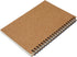 TWONE 3 Packs Brown Soft Cover Notebook with 100 Ruled Pages, 50 Sheets, 8.25 x 5.55 inch for Home School Travel