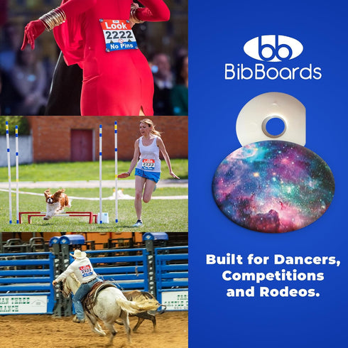 DanceSNAPS Bib Clips - Safety Lock Fasteners - Secures Dance Competition & Dance Conventions Event Numbers