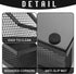 Mesh Pencil Holder Desk Organizers, 3 Compartments Black Pen Holder Storage for Office Accessories