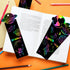 CY2SIDE 72PCS 9 Solar System Planets Scratch Bookmarks for Kids, Outer Space Theme Scratch Card Craft Kits, Galaxy Star