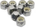 50Pcs 1/4-20 Nylon Insert Hex Lock Nuts, 18-8 Stainless Steel /SUS304/, Plain Finish by Fullerkreg