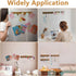 Felt Pin Board Bar Strips, Self-Adhesive Cork Board for Home Wall Decoration with 35 Push Pins