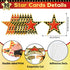 gisgfim 90PCS Movie Star Cardboard 6 Inch Red Carpet Awards Night Cutouts Movie Party Star Cutouts Classroom Bulletin Board Decorations Paper Star Cutouts Movie Party Supplies Classroom Wall Decor by gisgfim