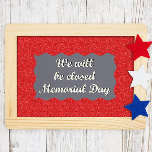 Whaline 196.9ft Patriotic Bulletin Board Borders, 3 Rolls Red Blue Silver Die-Cut Stripes for 4th of July Classroom